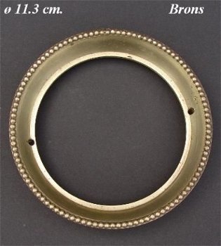 === Pendule ring = brons = oud === 8548 - 1