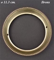 === Pendule ring = brons = oud === 8548