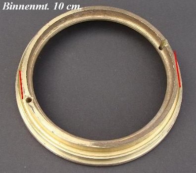 === Pendule ring = brons = oud === 8548 - 2