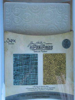 tim holtz alterations texture fades burlap&swirls - 1