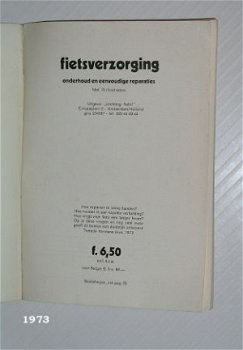 [1973] Fietsverzorging, Stichting Fiets. - 2