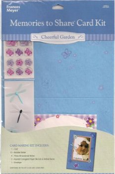 memories to share card kit cheerful garden - 1