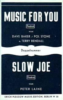 Music for you. Foxtrot / Slow Joe. Foxtrot. Bez.: salonorkes