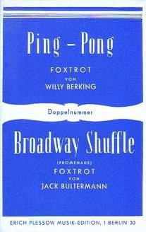 Ping-Pong. Foxtrot / Broadway Shuffle (promenade). Foxtrot. - 1