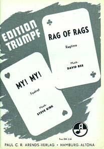 Rag of rags. Ragtime / My! My! Foxtrot. Bezetting: salonorke - 1