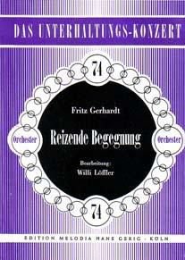 Reizende Begegnung. Bezetting: salonorkest - 1