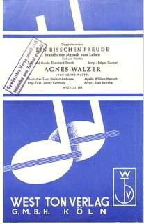 Ein bisschen Freude / Agnes-Walzer - 1