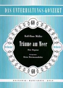 Tr�ume am Meer. Slow Beguine. Bezetting: salonorkest - 1