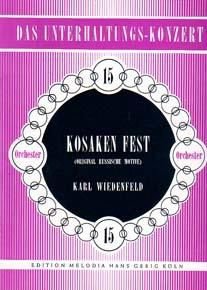 Kosaken Fest (Original Russische Motive). Bezetting: salonor