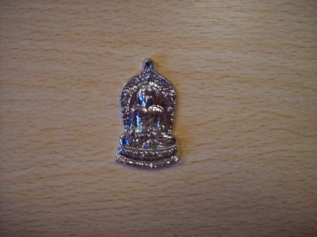 metalen hangertje buddha - 1