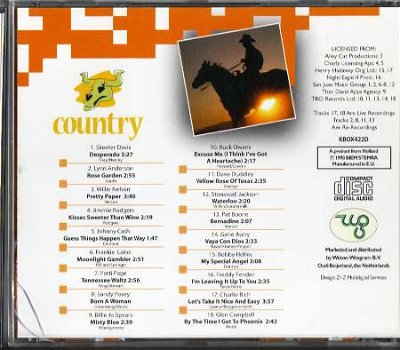 4 CD box Country - 1
