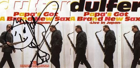 Gesigneerde cd Hans Dulfer - Papa's got a brand new sax - 1