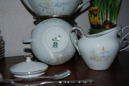 Schattig jaren 50 thee servies Bavaria Bareuther Hermine - 1