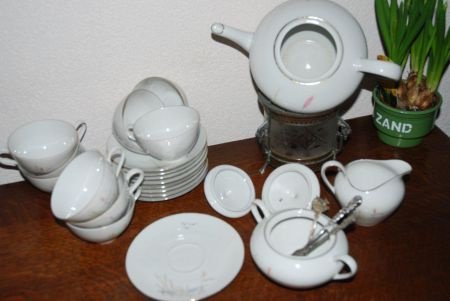 Schattig jaren 50 thee servies Bavaria Bareuther Hermine - 1