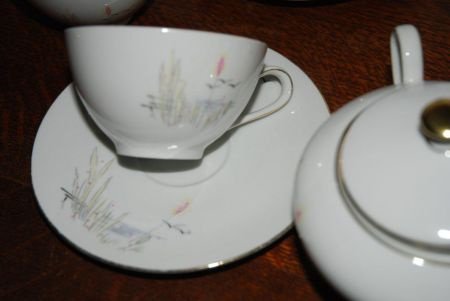 Schattig jaren 50 thee servies Bavaria Bareuther Hermine - 1