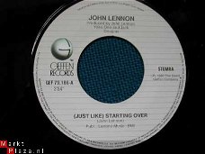 John Lennon  singeltje 1980 Geffen Records