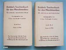 [1966] Dubbels Taschenbuch für den Maschinenbau dl 1. Spring