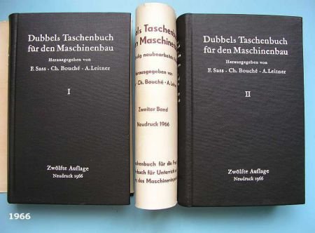 [1966] Dubbels Taschenbuch für den Maschinenbau dl 1. Spring - 2