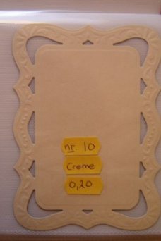 Stansjes nr.10 [creme]