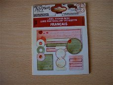 label sticker book francais