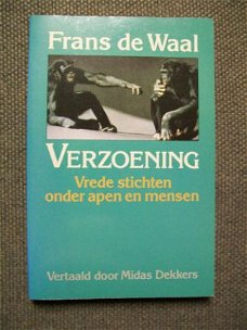 Verzoening Vrede stichten onder apen en mensen Frans de Waal