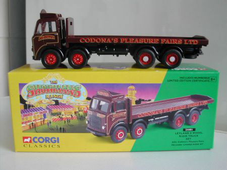 DSCN4430 Corgi 24401 Leyland 8 Wheel Flat bed - John Codona' - 1