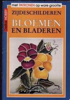 Zijdeschilderen bloemen en bladeren, Deltas, - 1