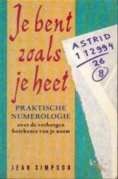 Je bent zoals je heet, Jean Simpson, Van Holk - 1