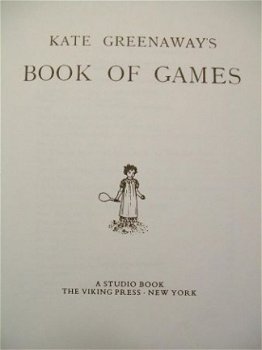 Book of Games Kate Greenaway Groot boek met hard kaft - 1