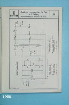 [1958] Siemens Halbleiter, Schaltbeispiele 1958, Siemens&H - 3