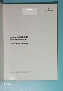 [1972] Datenbuch 1972/73, Rechteck-SIFERIT, Siemens - 2