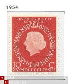 NVPH NR 654 statuutzegel 1954