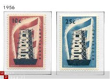NVPH NR 681/682 europa-zegels 1956