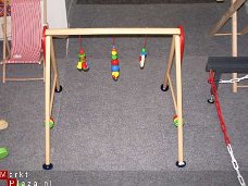 Babygym van hout.