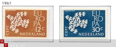 NVPH NR 757/758 europa-zegels 1961 - 1