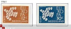 NVPH NR 757/758  europa-zegels 1961