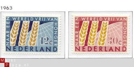 NVPH NR 784/785 anti-hongerzegels 1963 - 1