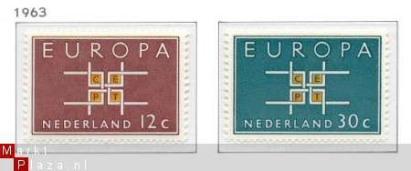 NVPH NR 800/801 europa-zegel 1963 - 1