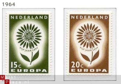 NVPH NR 827/828 europa-zegels 1964 - 1