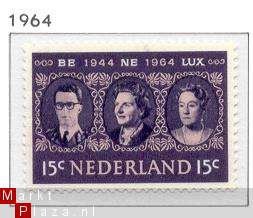 NVPH NR 829 benelux-zegel 1964 - 1