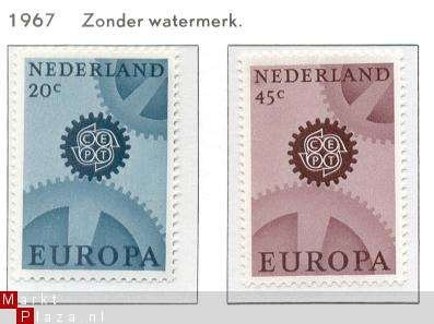NVPH NR 882/883 europa-zegels 1967 - 1