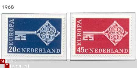 NVPH NR 906/907 europa-zegels 1968 - 1