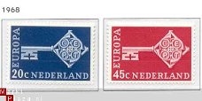 NVPH NR 906/907 europa-zegels  1968