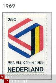 NVPH NR 930 beneluxzegel  1969