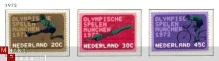 NVPH NR 1012/1014 olympiade zegels 1972 - 1