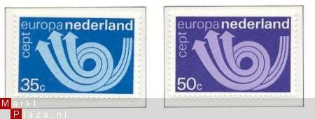 NVPH NR 1030/1031 europa zegels 1973 - 1