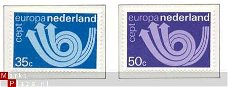 NVPH NR   1030/1031  europa zegels 1973