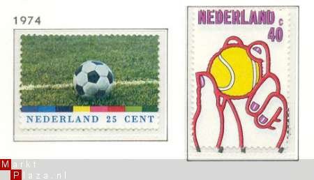 NVPH NR 1050/1051 sport zegels 1974 - 1