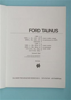 [1980] FORD TAUNUS, Leer’m kennen, Ball, Kluwer - 2