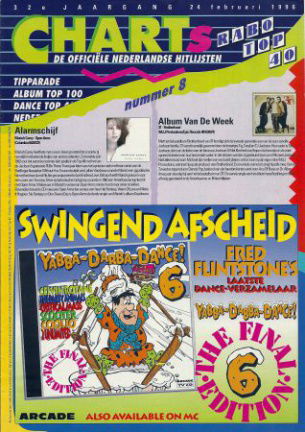 Hitlijst Charts Rabo Top 40 1996 nr. 8 - nr. 1
